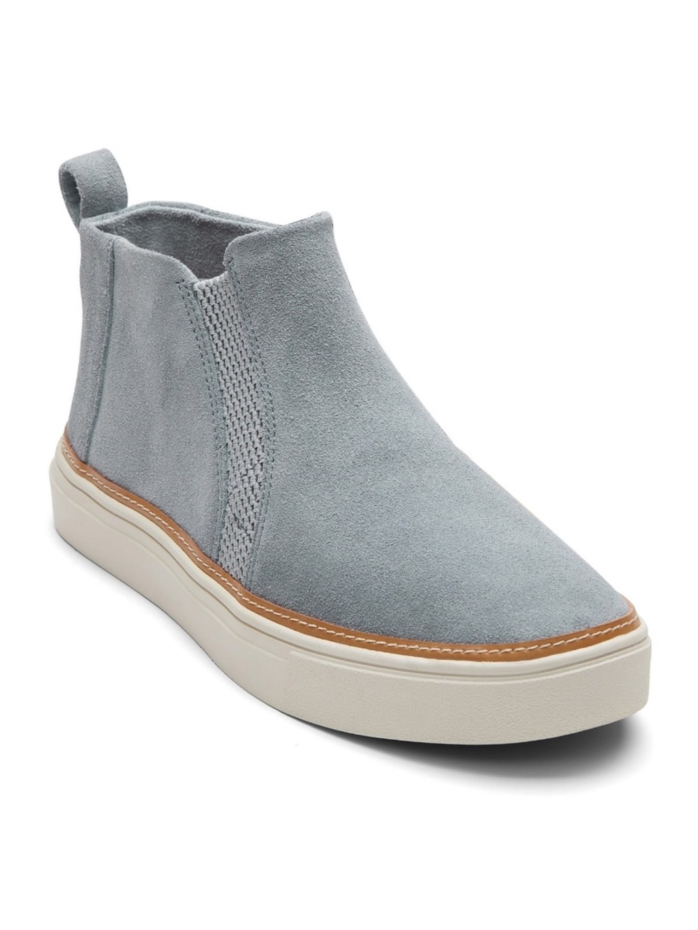 TOMS Bryce Sneaker Slip-On
Suede Ankle Booties in Light Blue
Sz 8M